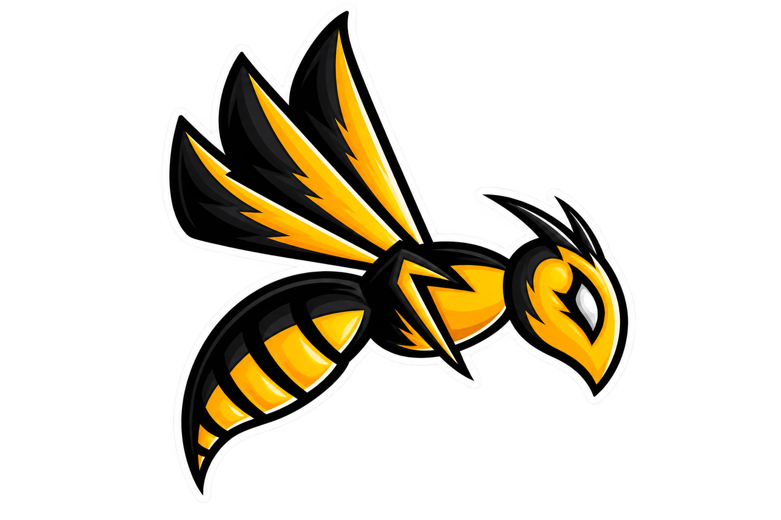 Swarm Fastpitch bee logo